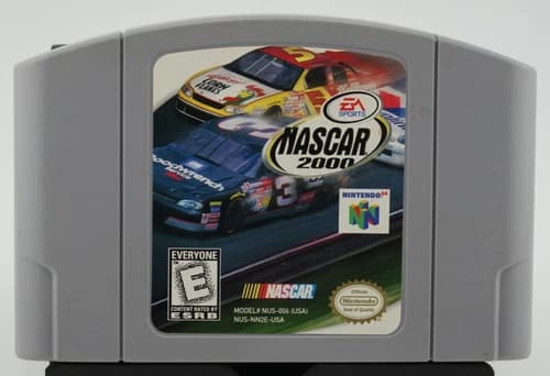 NASCAR 2000 1999 Authentic Tested N64 Nintendo
