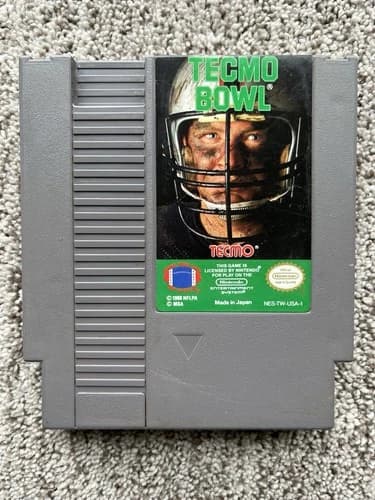 Tecmo Bowl (Nintendo Entertainment System, 1989) NES Tested Works Well