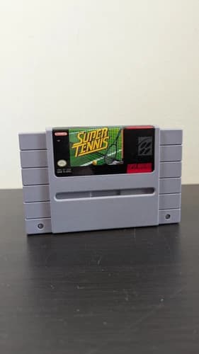 Super Tennis (SNES, 1991, Nintendo) SNS-ST-USA Cart Only