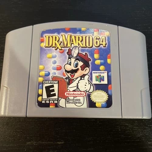 Dr. Mario 64 Video Game (Nintendo 64, N64) Authentic Cartridge Only