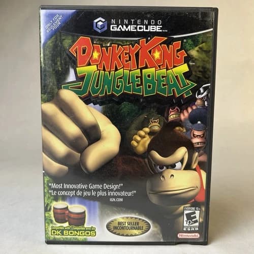 Donkey Kong Jungle Beat (Nintendo GameCube, 2005) CIB