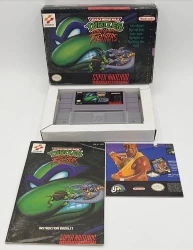 Teenage Mutant Ninja Turtles: Tournament Fighters SNES, 1993 CIB W/ INSERTS💯