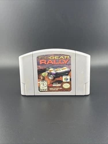 N64 Nintendo 64 Top Gear Rally Polished Contacts Tested Guaranteed