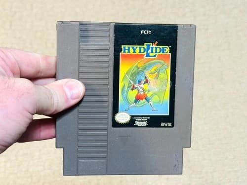 Hydlide - Nintendo NES Game Cartridge - Authentic - Tested