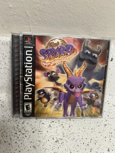 Spyro Year Of The Dragon PS1 PlayStation 1 CIB Black Label