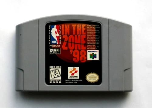 NBA: In the Zone '98 (Nintendo 64, 1998) N64 TESTED