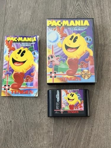 Pac-Mania Sega Genesis Complete In Box w/ Manual TESTED & WORKS