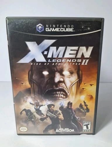X-Men Legends II 2 Rise of Apocalypse Nintendo GameCube Complete CIB Disc Game