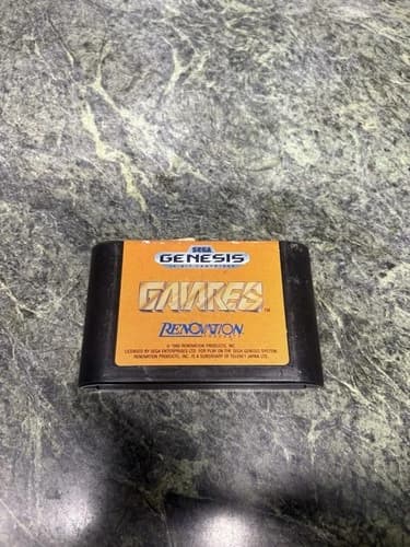 Gaiares 1990 Sega Genesis Authentic Game Cartridge Only Tested Works