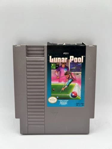 Lunar Pool Nintendo NES Cartridge Only