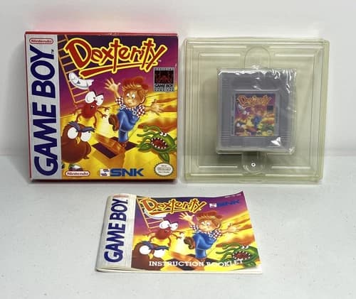 Nintendo Game Boy Dexterity Complete in Box CIB *Authentic/Cleaned/Tested*