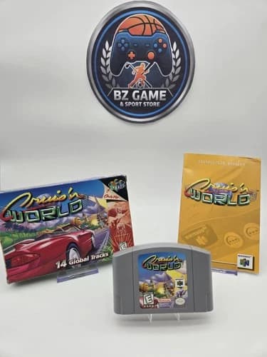 Cruis'n World Nintendo 64 N64 Complete CIB