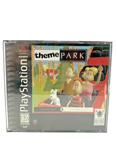 Theme Park (Sony PlayStation 1, 1995)-CIB