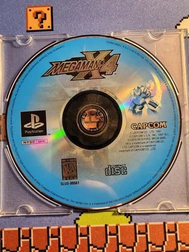 Mega Man X4 (Sony PlayStation 1 PS1, 1997) Disc Only - TESTED