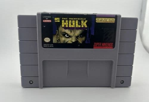 The Incredible Hulk (Super Nintendo,1994) SNES Cartridge Only-FAST FREE SHIPPING
