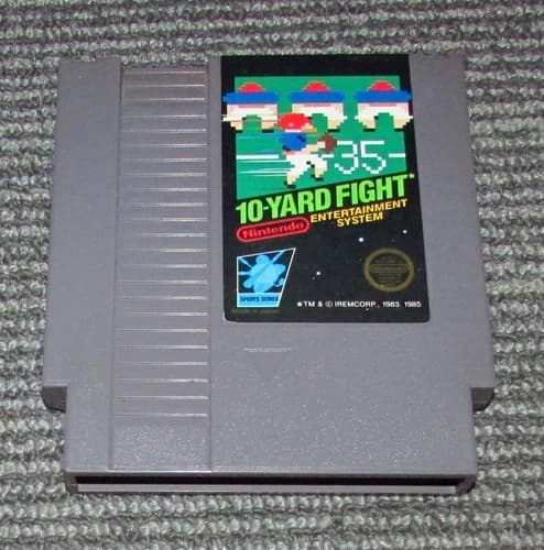 10-Yard Fight for Nintendo NES Authentic Fast Free Shipping