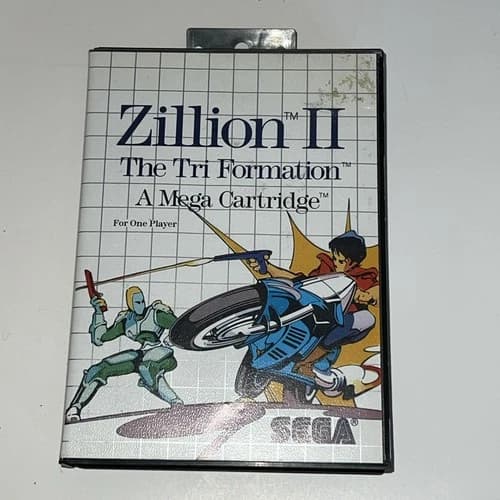 Zillion II 2 The Tri Formation (1988) Sega Master System SMS Game (CIB)