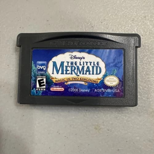 GBA Little Mermaid: Magic in Two Kingdoms Disney Nintendo Game Boy Advance Works