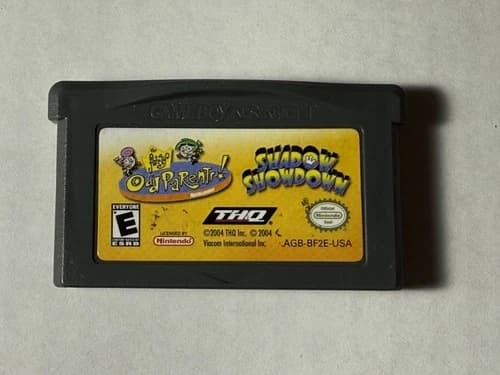 Fairly oddparents Shadow Showdown Nintendo Gameboy ADVANCE GBA Tested AUTHENTIC