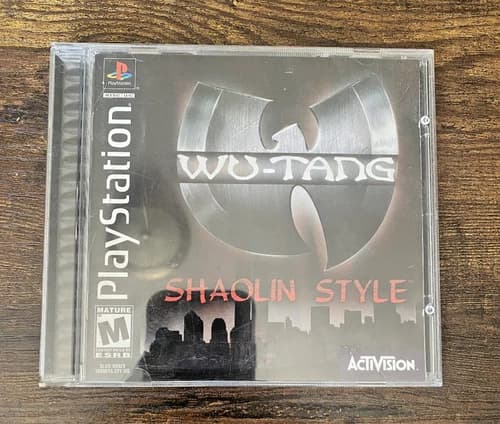 Wu-Tang: Shaolin Style PS1 Video Game 1999 PlayStation Activision Complete