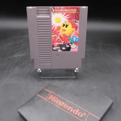 Namco Ms. Pac-Man Nintendo NES 1985 NTSC-U/C Arcade Game Cartridge