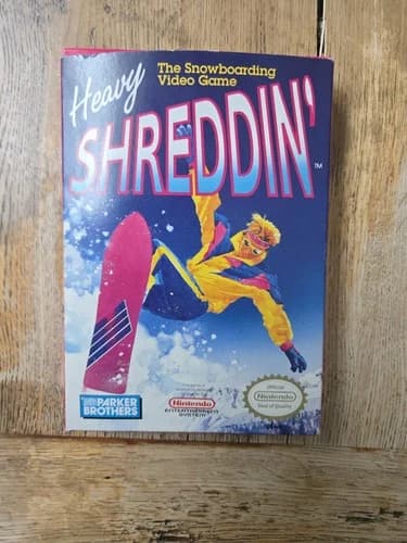 Heavy Shreddin' Snowboarding NES -cib- Very Nice