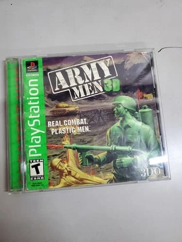 Army Men 3D -Sony PlayStation PS1- CIB Complete Tested Hits