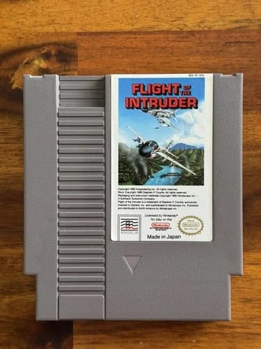 Flight of the Intruder Nintendo NES Cleaned/Tested