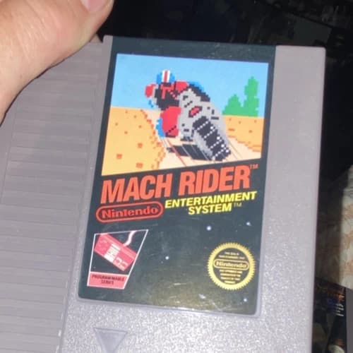 Nintendo Mach Rider Programmable Series NES Game Cartridge NTSC-U/C