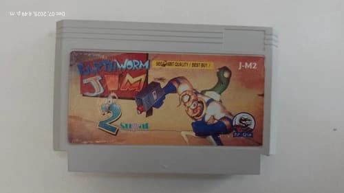 FAMICLON- EARTHWORM JIM 2 - SUPER GAME - RARE