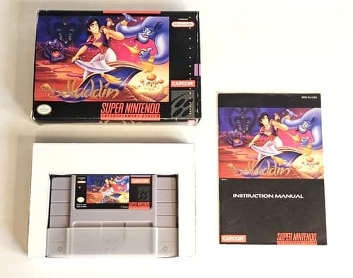 Disney’s Aladdin Super Nintendo (CIB) – Tested