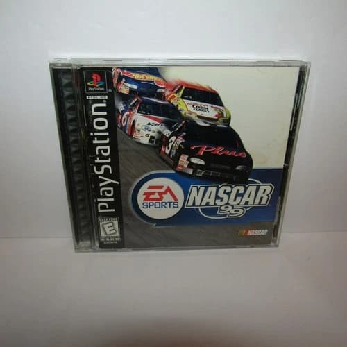 NASCAR 99 Sony PlayStation 1 PS1 Video Game with Manaul Tested & Working Nascar