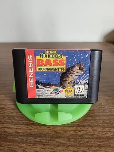 TNN Outdoors Bass Tournament 96 (Sega Genesis) Cartridge CLEANED & TESTED