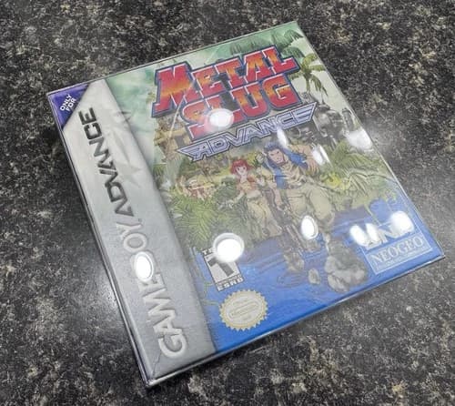 METAL SLUG ADVANCE CIB 2004 Authentic Nintendo Game Boy GBA Tested