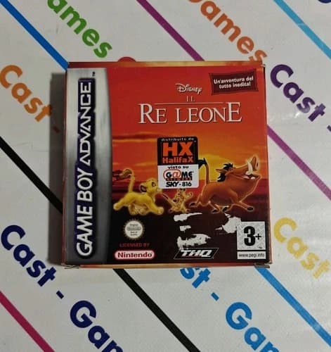 NINTENDO GBA DISNEY THE LION KING GAMEBOY ADVANCE ITALIAN