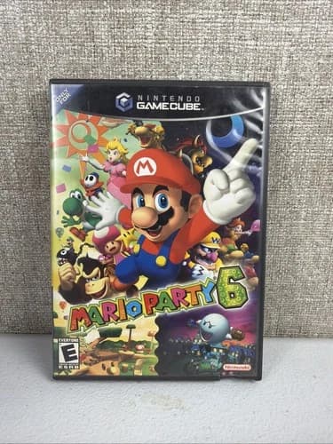 Mario Party 6 (Nintendo GameCube, 2004) Complete With Manual CIB Tested