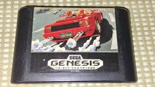 Outrun Sega Genesis *Cartridge Only* Game Trader Stickered RARE!