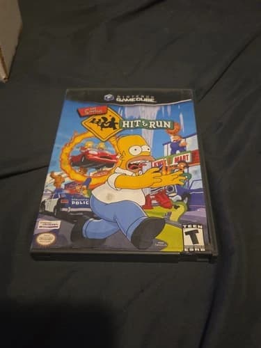 The Simpsons Hit and Run Nintendo GameCube, 2003) TESTED Complete