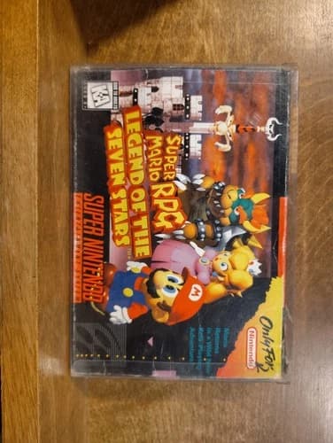 Super Mario RPG: Legend of the Seven Stars (Nintendo SNES, 1996) Game Box Manual