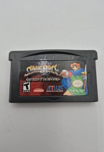 Game boy Advance Shining Force Resurrection Of The Dark Dragon GBA Game WORKS