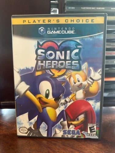 Sonic Heroes (Nintendo GameCube Players Choice) Complete CIB TESTED