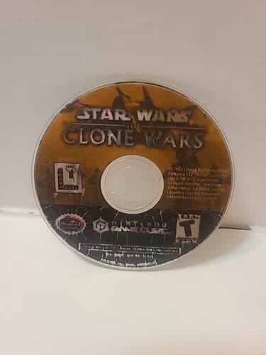 Star Wars: The Clone Wars (Nintendo GameCube, 2002) Disc Only