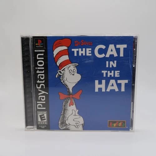 Dr. Seuss The Cat in the Hat PlayStation PS1 NTSC U/C NewKidCo 1999 Game