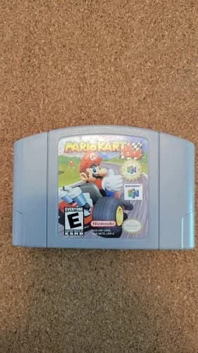 Nintendo Mario Kart 64 N64 Kart Racing Multiplayer Game Pak NTSC-U/C 1997
