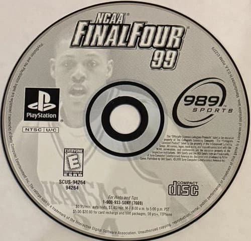 NCAA Final Four 99 (Sony PlayStation 1, PS1) DISC ONLY | NO TRACKING | M1560