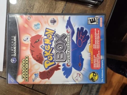 Pokémon Box: Ruby and Sapphire Nintendo GameCube, Manual, Organizer