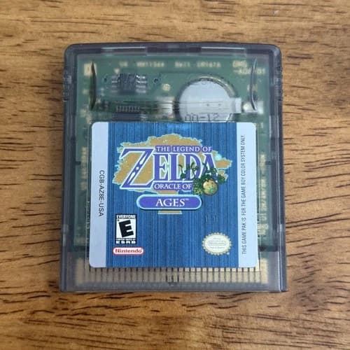 Legend of Zelda Oracle of Ages GBC Nintendo Game Boy Color - Authentic TESTED