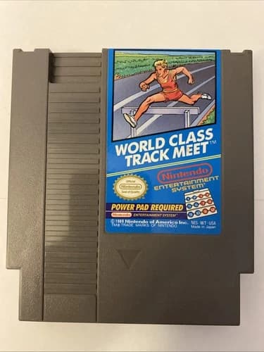 World Class Track Meet (Nintendo NES, 1987) Cart Only | Tested | Authentic