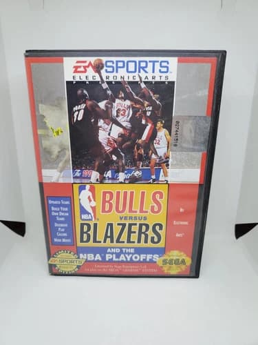 Bulls vs. Blazers and the NBA Playoffs (Sega Genesis, 1993) Complete