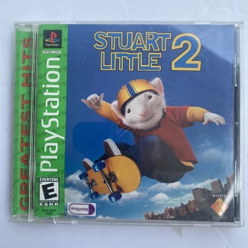 Stuart Little 2 Greatest Hits (Sony PlayStation 1, 2003) CIB Clean Disc